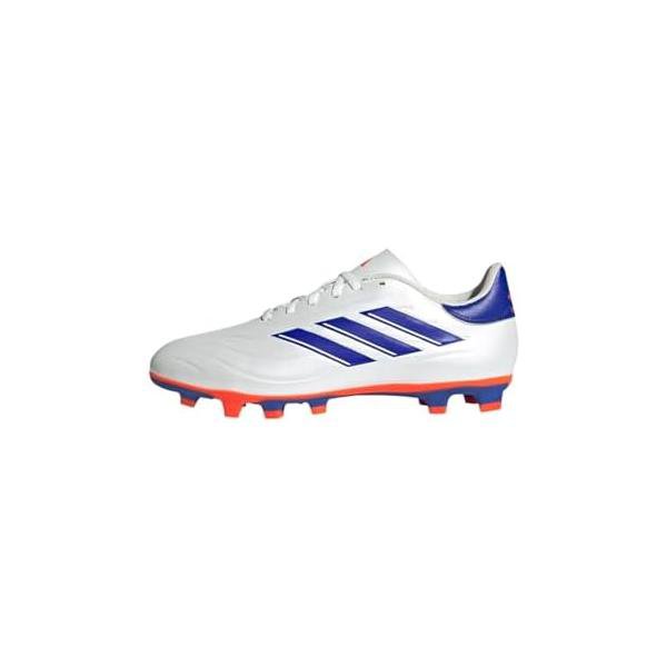 コパ ピュア 2 CLUB FxG / 各種グラウンド対応 / Copa Pure 2 Club FxG感覚を研ぎ澄ませ、直感に従ってプレーする。このコパ ピュア 2を履いて、ボールを自在に操ろう。快適な合成皮革アッパーにアイコニックなディティールが光る、デザインも履き心地も素晴らしい、グラウンドで視線を集めるシューズ。あらゆるタイプのピッチで華麗なプレーを引き出す、汎用性に優れたアウトソールを搭載している。この製品には、リサイクル素材を20%以上使用。製造された製品の素材をリユースすることで、ゴミの量、限りある資源への依存、そしてアディダス製品のフットプリントを減らすことにつながる。コパ ピュア 2 CLUB FxG