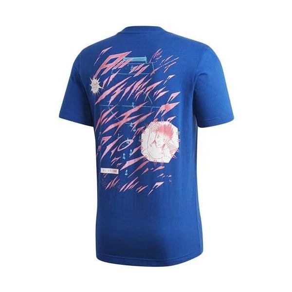 アディダス(adidas) キャプテン翼 サッカー日本代表 半袖Tシャツ メンズ IHW81-FQ7637 カレッジロイヤル