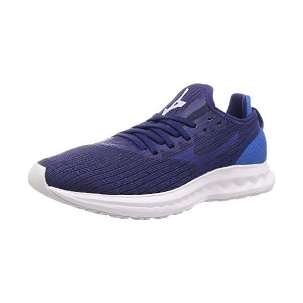 ミズノ(MIZUNO) ランニングシューズ ウエーブポラリス SP 2 J1GC208324 ネイビー×ブルー 2E