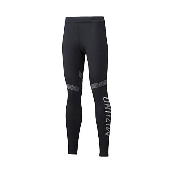  ミズノ(MIZUNO) ランニングウェア ブレスサーモ ロングタイツ J2MB9701 レディース ブラック