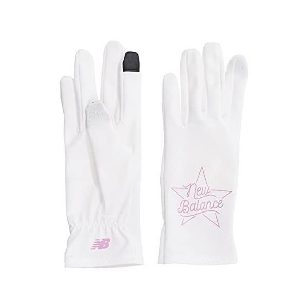  ニューバランス(New Balance) STAR ランニンググローブ JAOR0729 レディース WT(ホワイト) Mサイズ