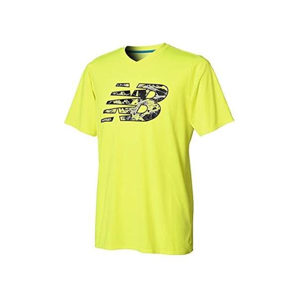 ニューバランス(New Balance) KAKUSEI BIG LOGO プラクティスシャツ JMTF8312 ハイライト