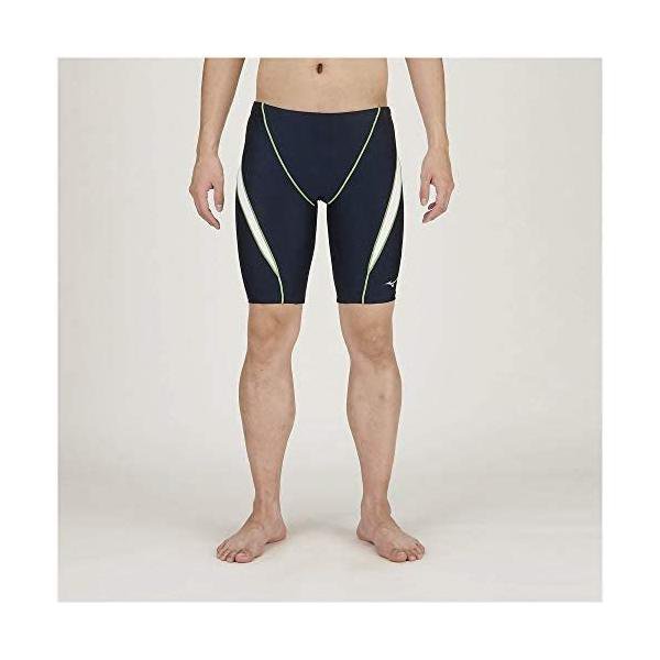 ミズノ(MIZUNO) フィットネス水着 Sサイズ ストロークワン メンズハーフスパッツ 股下23cm N2JB0101 カラー:ホワイト