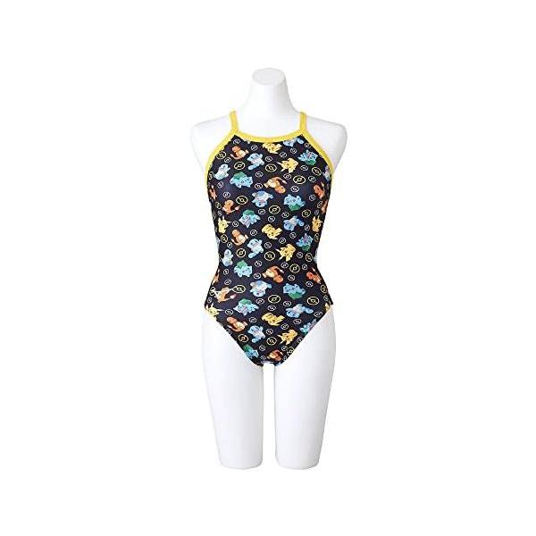 ミズノ(MIZUNO) 競泳水着 練習用 レディース エクサースーツ ミディアムカット ポケモン N2MA2786 09:ブラック