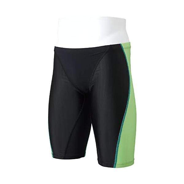 ミズノ(MIZUNO) 水着 競泳 レース メンズ FXソニックシナジー ハーフスパッツ N2MBA030 93:ブラック×ライム