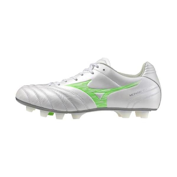 ミズノ(MIZUNO) サッカースパイク モナルシーダ ネオ3ワイド エリート P1GA252137 Sパール×Nグリーン 3E