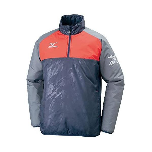 ミズノ(MIZUNO) サッカー・フットサル シャツ P2ME7520 メンズ ディープネイビーチャイニーズレッド サイズM