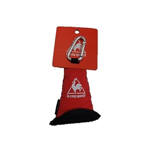 ルコックスポルティフ(le coq sportif) コンパクト収納タオル レッド 吸水速乾 抗菌防臭 40×40cm カラ..
