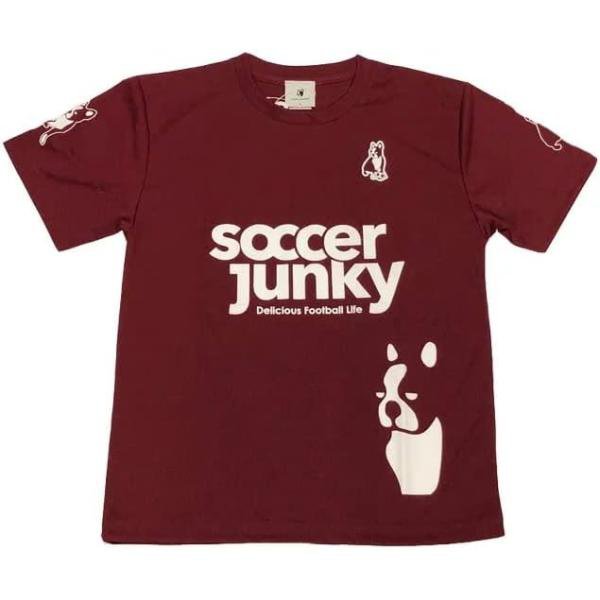 サッカージャンキー(soccer junky) サッカー・フットサル Tシャツ PANDIANI SJ0699 バーガンディ