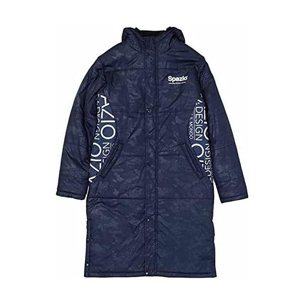 スパッツィオ(Spazio) Jr. 迷彩ベンチコート フットサルコート (tp0546-21) ネイビー