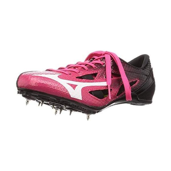ミズノ(MIZUNO) 陸上シューズ ジオサイレンサーFX 短距離 U1GA201260 ピンク/ホワイト/ブラック 2E