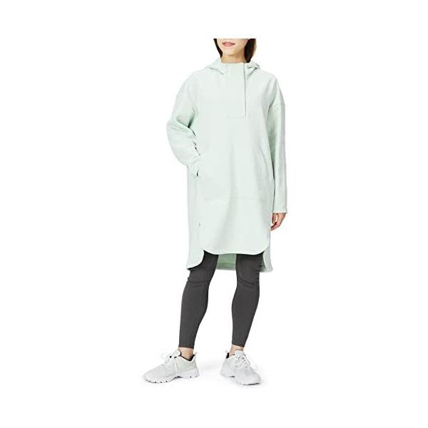 アディダス(adidas) PRSVE オーバーサイズフィット フード付きチュニック HM2821 Lグリーン