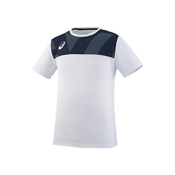アシックス(ASICS) トレーニングウェア A77 クール半袖シャツ XA6229 01 ホワイト(4)