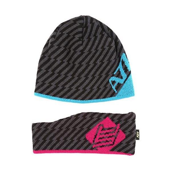 アシックス(ASICS) A77 イヤー&ワッチセット XAC149 メンズ ブラックxマゼンタ フリーサイズ
