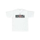 アシックス(ASICS) バスケットボール ユニセックス プリントTシャツ 半袖 XB6485 01(ホワイト)