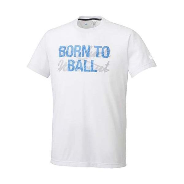 アシックス(ASICS) バスケットボール プリントTシャツ 半袖 XB6544 01B ホワイトB