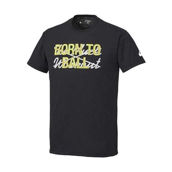 アシックス(ASICS) バスケットボール プリントTシャツ 半袖 XB6544 90B ブラックB