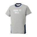 アシックス(ASICS) バスケットボール プリントTシャツ 半袖 XB6545 グレー杢