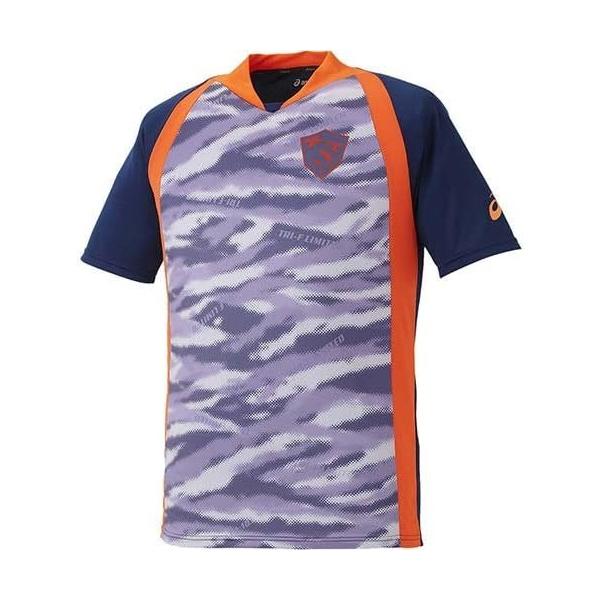 アシックス(ASICS) サッカー・フットサル シャツ プラシャツ 半袖 XS6078 ネイビーブルー