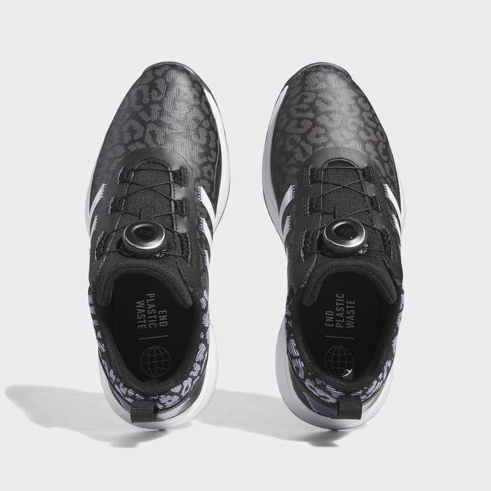 アディダス(adidas) ゴルフ シューズ レディース S2G ボア 23 コアブラック/フットウェアホワイト/シルバーバイオレット GV9436