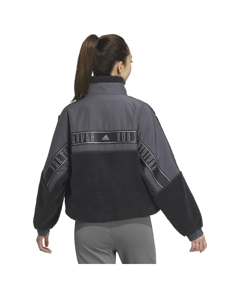 アディダス(adidas) フリース ワード ボアジャケット レディース カーボン KTX54-J...