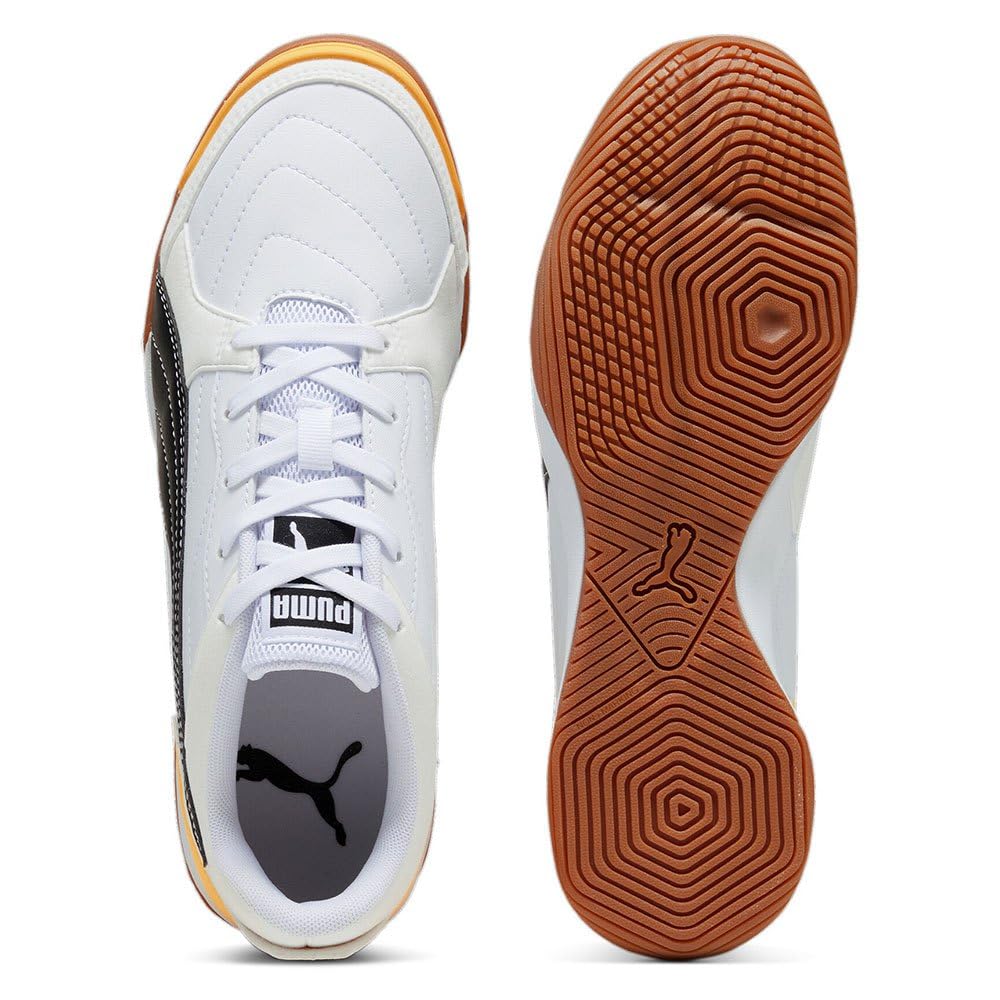 プーマ （PUMA） フットサルシューズ インドア プレッシング4 IT_プーマホワイト/プーマブラック/サンストリーム 107419-04 2