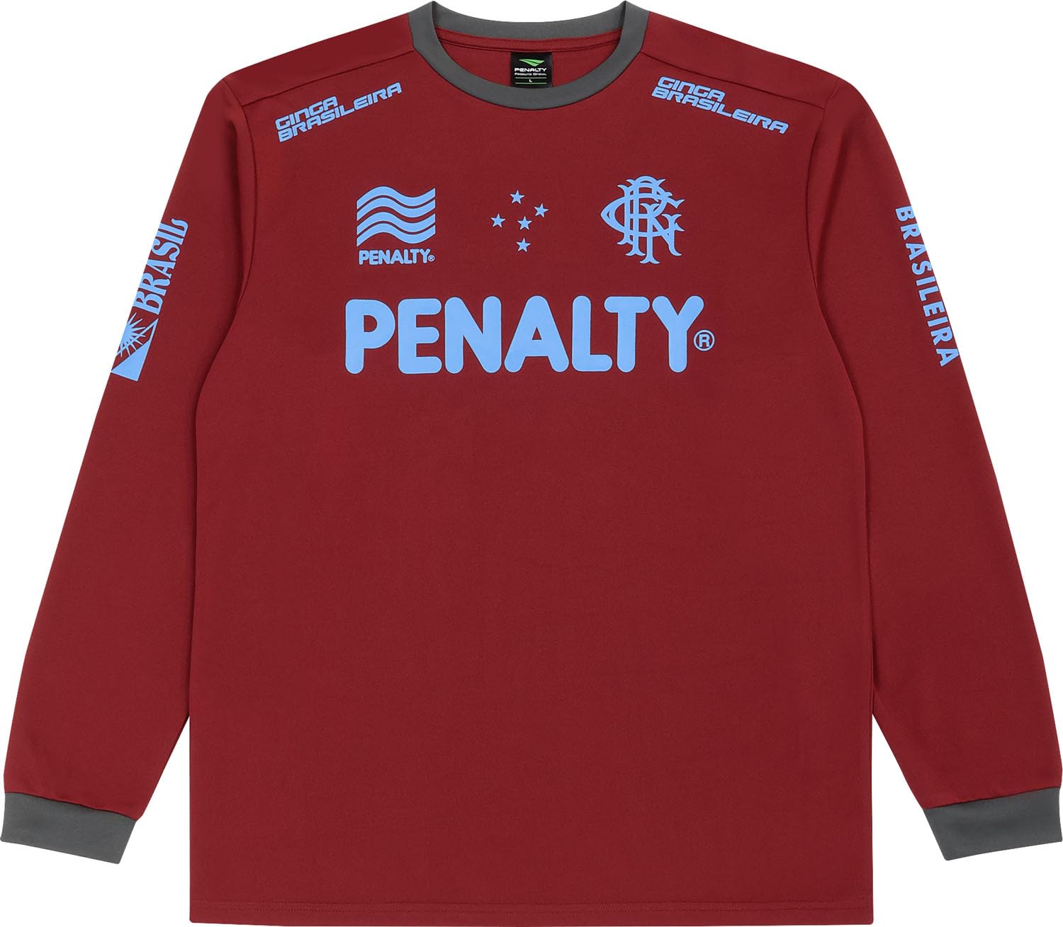 ペナルティ(PENALTY) サッカー トップス ジュニア ハイス・ロングプラクティスシャツ エンジ PUF5515J-41