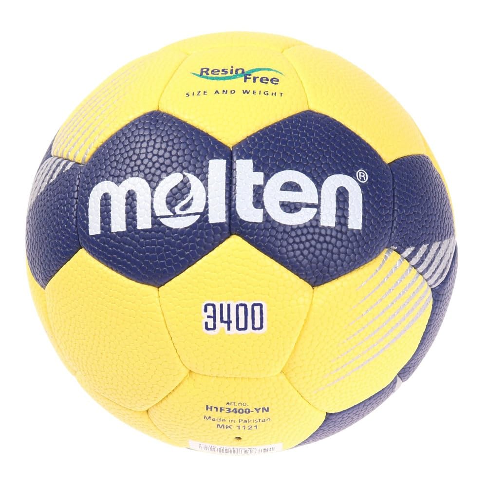 モルテン(molten) ハンドボール F3400（1号球） イエロー×ネイビー(YN) H1F3400