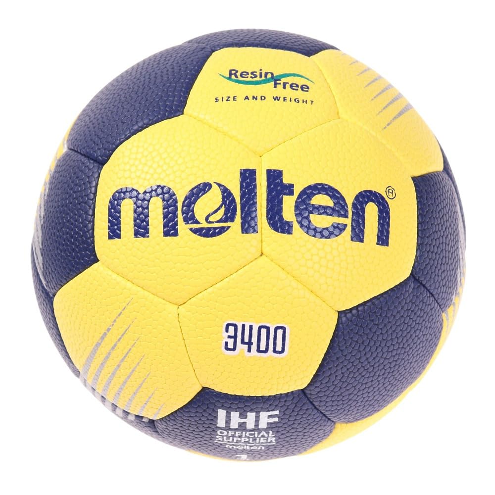モルテン(molten) ハンドボール F3400（1号球） イエロー×ネイビー(YN) H1F3400