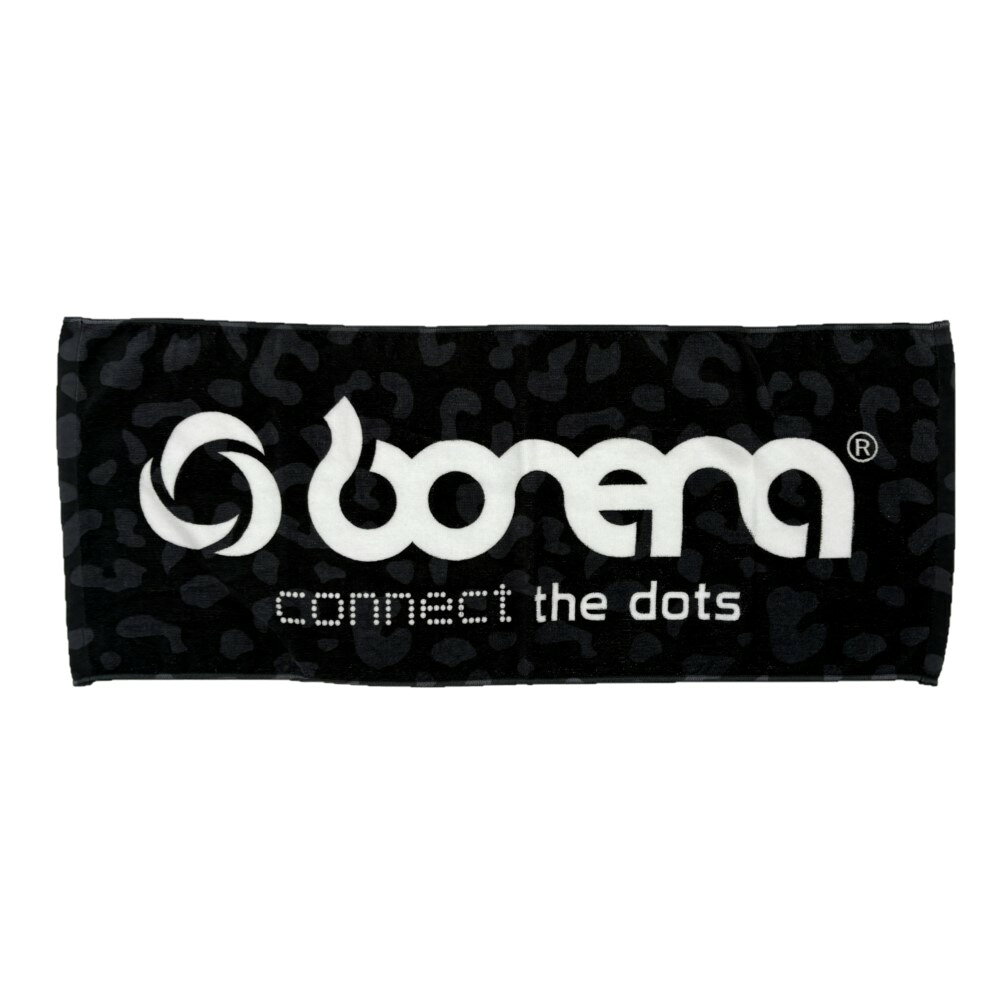 bonera(ボネーラ)のタオル。 快適な使い心地で、日常からスポーツまで幅広く活躍します。 [サイズ]…W84×H34cm [素材]…綿100％(今治タオル) [カラー]…BLACK(ブラック)