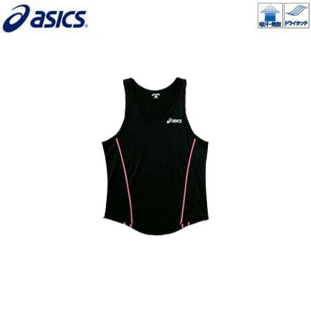 アシックス(ASICS) プラクティスランニングシャツ XT1028 90 ブラック Oサイズ