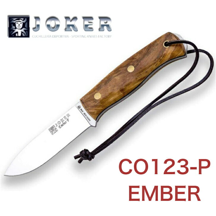 ジョーカー CO123-P エンバーF オリーブ ファイヤースターター付 ナイフ アウトドア Joker Ember F ハンティング ブッシュクラフト 123P キャンプ ナイフ