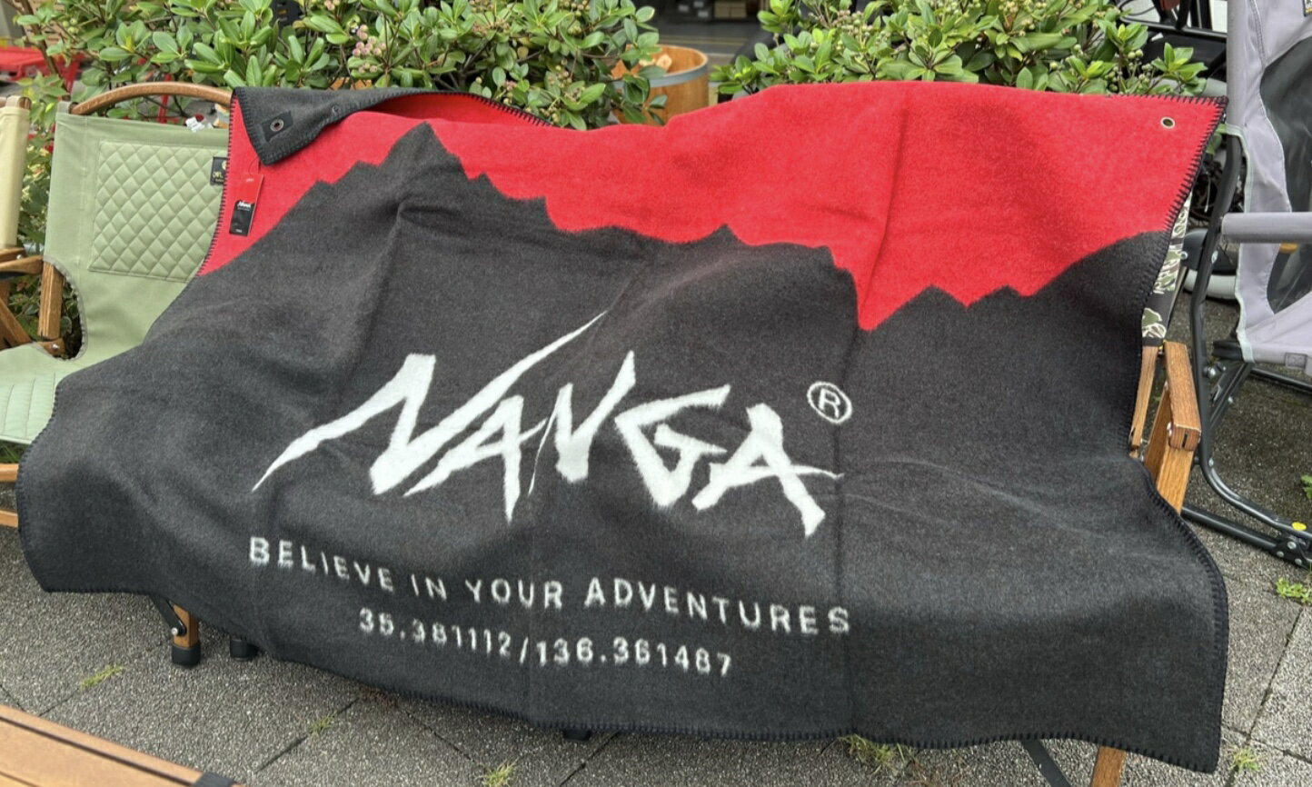 NANGA FLAME RESISTANT LOGO BLANKET/フレームレジスタントロゴブランケット