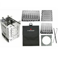 FIREBOX ファイヤーボックス G2 ストーブ本体 + アクセサリーキット コンプリート バーベキューコンロ 焚火台 G2 ストーブ キャンプ用品 アウトドア 防災グッズ ファイアーボックス
