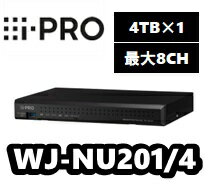 【在庫あり】WJ-NU201/4　ネットワークディスクレコーダー【新品】i-Pro　アイプロ【送料無料】4TB【正規品】録画機　NVR