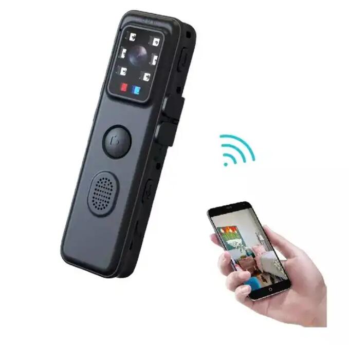 WIFI フルハイビジョン　音声録画　アクションカメラ ビデオ撮影の場合約3時間連続録画可能 何時でも何処でもスマホで録画データ確認できる（WIFI通信使用） 自転車　バイク　ドライブレコーダー、　長時間録画だから旅行の記録にも使えます。 記録はマイクロSDカード　MAX256GB対応 撮影モードは3種類　ビデオ録画、音声録画、写真撮影 夜間は自動で赤外線記録となります。 【付属品】 三脚　Cタイプ充電ケーブル 【使用例】 ☆旅行での撮影 ☆散歩、自転車等での記録撮影 ☆自警団等での記録撮影 ☆会議での録音 【特徴】 ☆長時間録画 ☆赤外線暗視 ☆WIFI接続でスマホで映像確認 ☆小型軽量持ち運びが楽