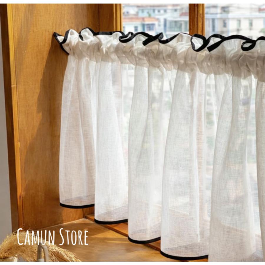 楽天市場】カフェカーテン 生成りの通販