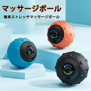 筋膜リリース ボール ストレッチボール 振動ボ フォームローラー 5段階振動レベル15分オートオフ 電量表示 充電式 電動 筋膜ボール リラクゼーション器 スト...