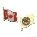 ピンバッジ カナダ国旗 1個【メール便配送(ポスト投函)、代引不可】 その1