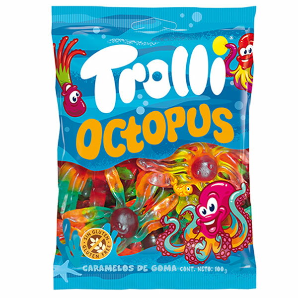 【12袋】トローリ　オクトパス(タコ)(グミ)100g
