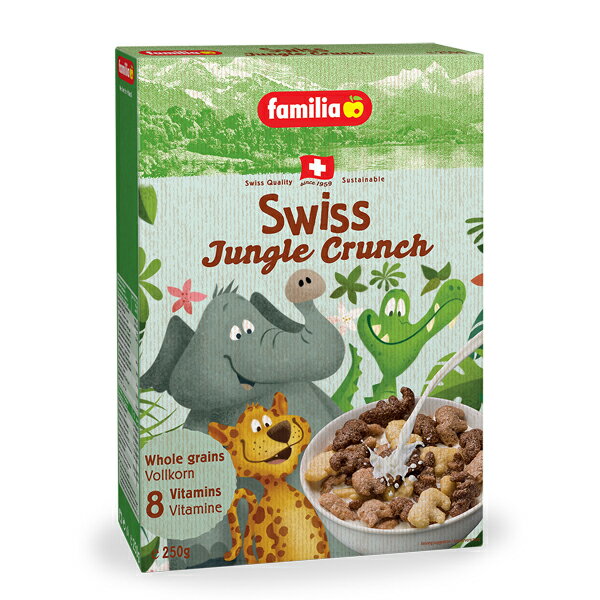 訳あり、在庫処分品、賞味期限2026年4月17日【3箱】ファミリア ジャングルクランチ 250g