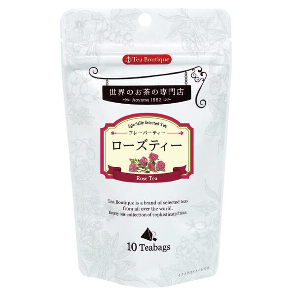 【8袋】フレーバーティー ローズティー 10三角ティーバッグ/1袋沖縄は一部送料負担ありsrk