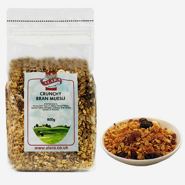 訳あり、在庫処分品、賞味期限2025年12月11日【1袋】アララ クランチ ブラン ミューズリー 800g
