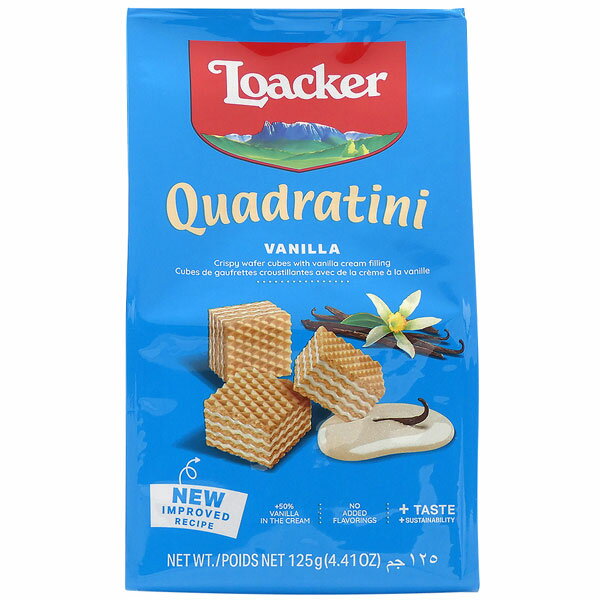 【12袋】ロアカー　クワドラティーニ バニラ 125g