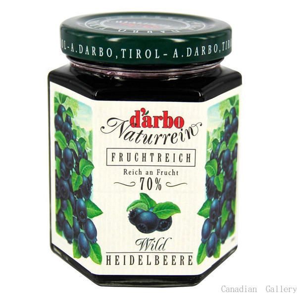 【12瓶】ダルボ　チロリアン ブルーベリー ジャム 200g果肉70％使用、甘すぎない糖度約41度のジャム