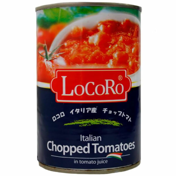 【12缶】ロコロ カットトマト缶詰(チョップトマト) 400g