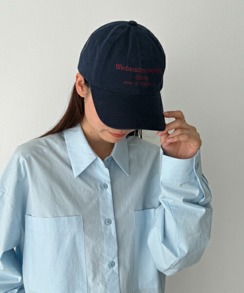 【ユニセックス】smileyranna x THE BEST CAFE"Wednesday morning"ロゴCAPキャナルジーン CANALJEAN レディース 帽子 キャップ 刺繍 カジュアル おしゃれのサムネイル