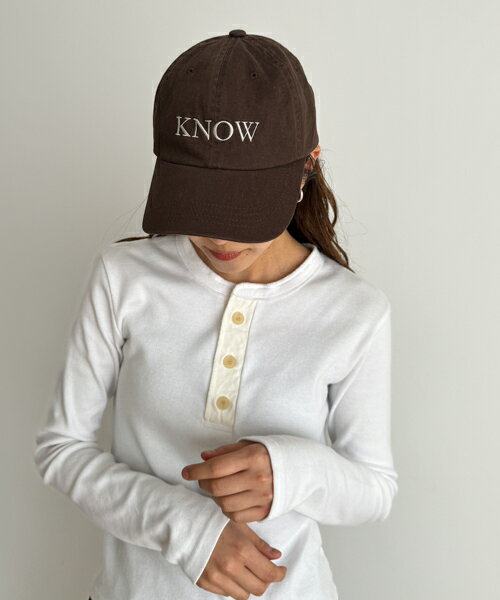 smileyranna x THE BEST CAFE"KNOW HOW"ロゴCAPキャナルジーン CANALJEAN レディース メンズ 帽子 キャップ ロゴ カジュアル おしゃれ