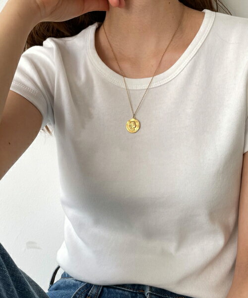 Pt(ピーティー)コインネックレスキャナルジーン CANALJEAN レディース Pt ピーティー アクセサリー　ネックレス　　コイン　シンプル　小ぶり　おしゃれのサムネイル