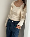 【新色追加】【送料無料】El marアイレットアンサンブルキャナルジーン CANALJEAN El mar エルマール レディース キャミソール カーディガン ...